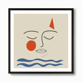 Face Of The Sea 2 Art Print