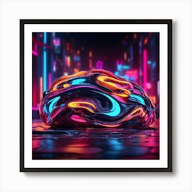 Neon Art Art Print