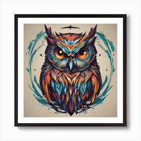 Owl Art 1 Art Print