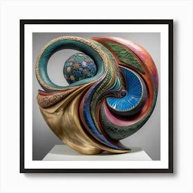 'Swirl' 4 Art Print