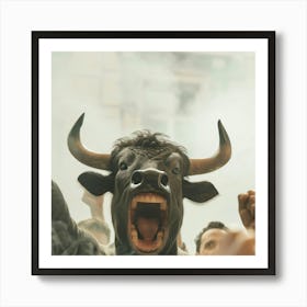 Bullfighting Stock Videos & Royalty-Free Footage Art Print