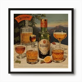 Default Vintage And Retro Alcohol Advertising Aesthetic 2 Art Print