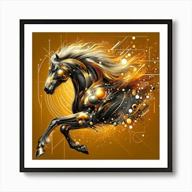 Creative Horse Beauty Illustration Nr 246 Art Print