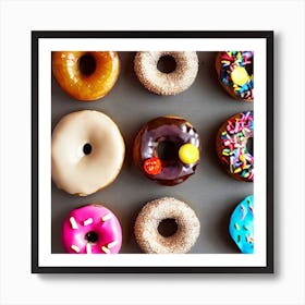 Donuts 1 Art Print