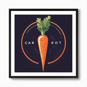 Carrot Logo 18 Art Print