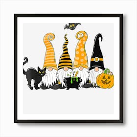 Gnomes Halloween Costumes For Womens Funny Matching Art Print