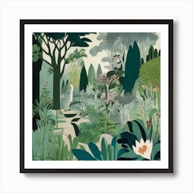 Tropical Garden Art Print