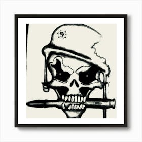 Skull And Crossbones 1 Art Print