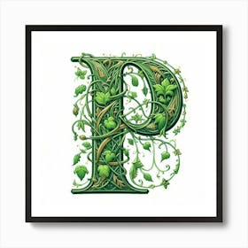 Letter P Art Print