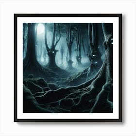 Dark Forest 86 Art Print