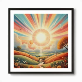 Sun Rising Art Print