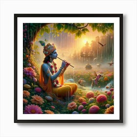 Lord Krishna 6 Art Print