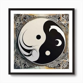 Yin Yang 15 Art Print