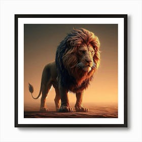Lion Strength Art Print