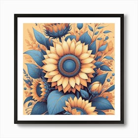 Sunflowers Art Print