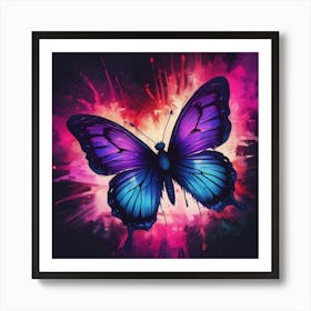 Butterfly Painting 335 Art Print