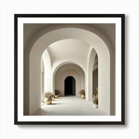 Arched Hallway 9 Art Print