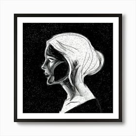 Portrait Of A Woman 110 Art Print