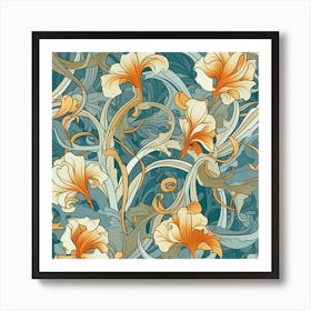 Floral Pattern 4 Art Print