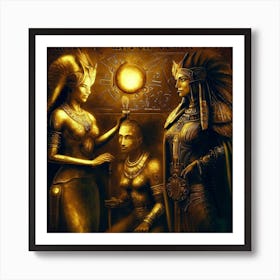 Golden Knight Dubbing Ceremony Art Print