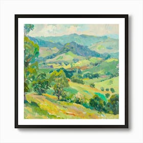 Sydney Hills Art Print