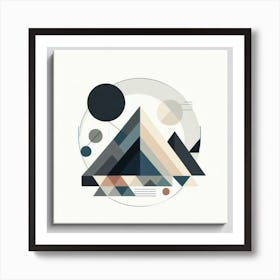 Abstract Geometric Painting Art Print