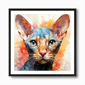 Sphynx Cat 7 Art Print