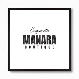 Manara Boutique Art Print