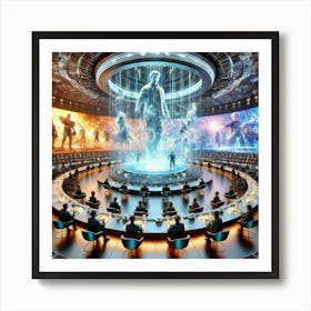 Live Entertainment Scifi Art Print