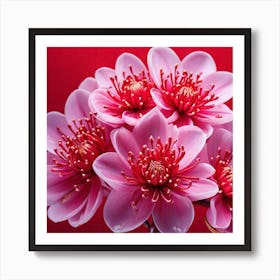 Chinese New Year Flowers Art Print