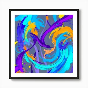 Abstract Painting 75 Poster