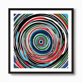 Abstract Of A Spiral Art Print