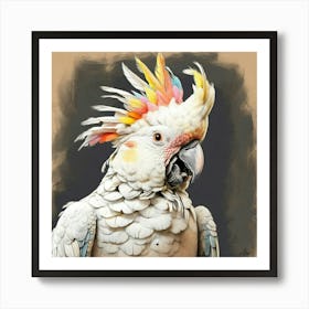 Cockatoo Portrait Art Print