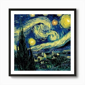 Starry Night 1 Art Print