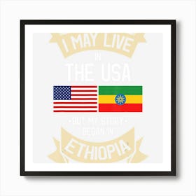 Ethiopian Ethiopia Gift For Ethiopian People Art Print