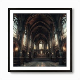 Cathedral - Cathedral Stock Videos & Royalty-Free Footage Art Print