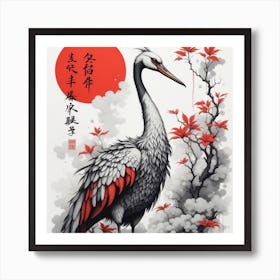 Crane Art Print