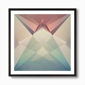 Modern Geometry XCXV Art Print