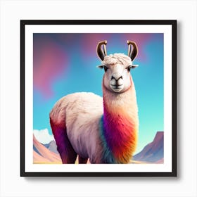 Llama 4 Art Print