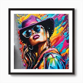 Girl In A Hat 1 Art Print