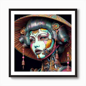 Asian Woman 3 Art Print