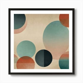 Abstract Circles Art Print