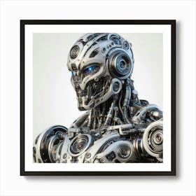 Futuristic Robot 1 Art Print