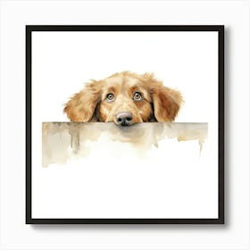 Golden Retriever Puppy 2 Art Print