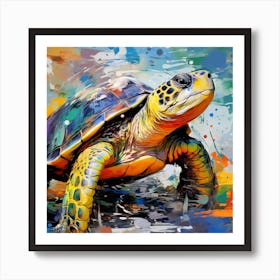Turtle Painting 12 Art Print