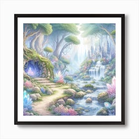 Fairytale Forest 4 Art Print