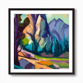 Abstract Landscape Art Print