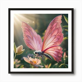 Fairy Butterfly Art Print