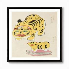 Chinese Tiger Art Print