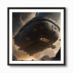 Spaceship Art Print